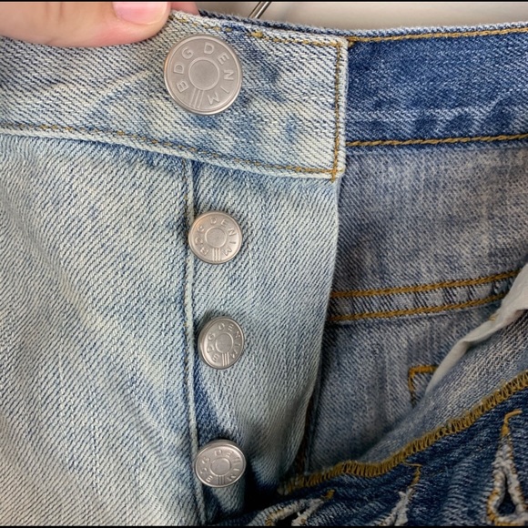 BDG Denim Distressed Mid Rise Slayer Shorts - Picture 7 of 10